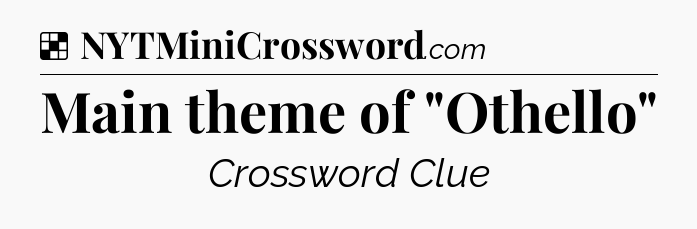 Solution: Main theme of 