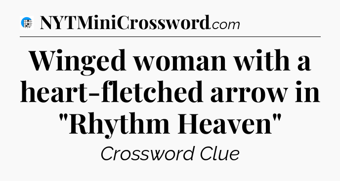 Winged woman with a heart-fletched arrow in 