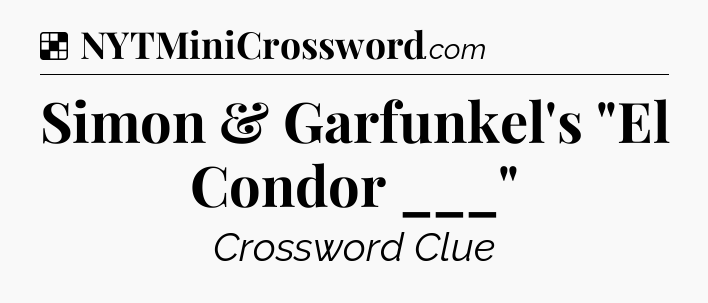 Solution: Simon & Garfunkel's 