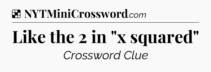 Solution: Like the 2 in 