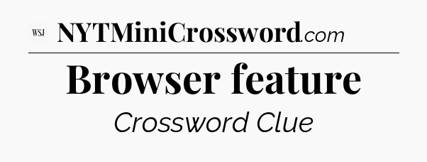Browser feature - WSJ Crossword