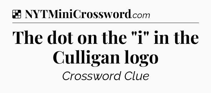 Solution: The dot on the 