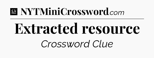 Extracted resource - LA Times Crossword