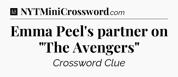 Emma Peel's partner on 