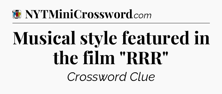 Musical style featured in the film 