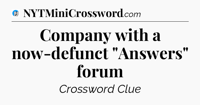 Company with a now-defunct 