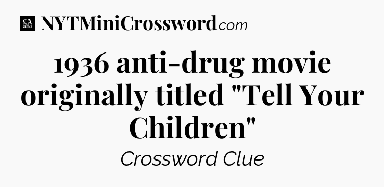 1936 anti-drug movie originally titled 