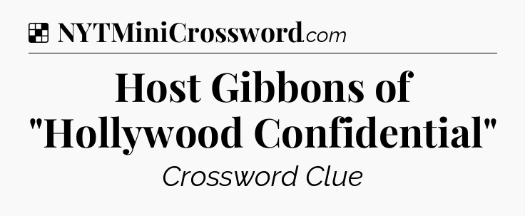 Solution: Host Gibbons of 