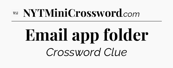 Email app folder - WSJ Crossword