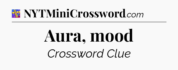 Aura, mood Codycross