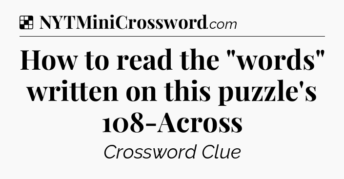 Solution: How to read the 