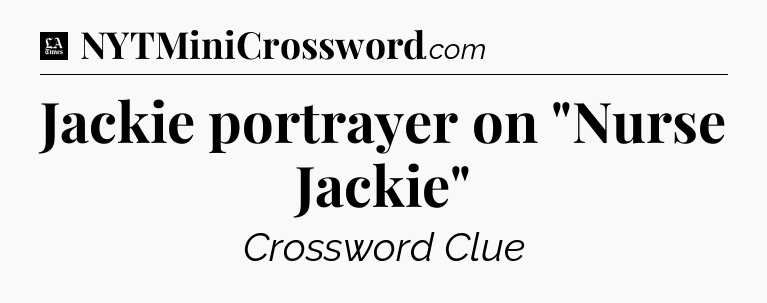 Jackie portrayer on 