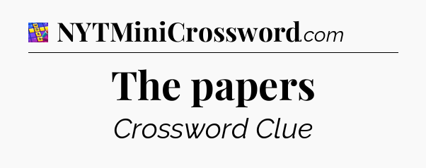 The papers Codycross