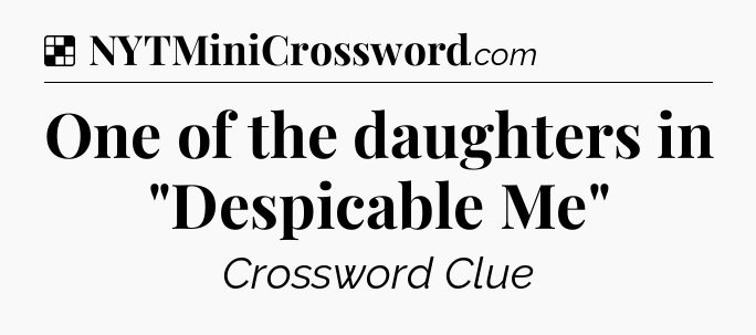Solution: One of the daughters in 