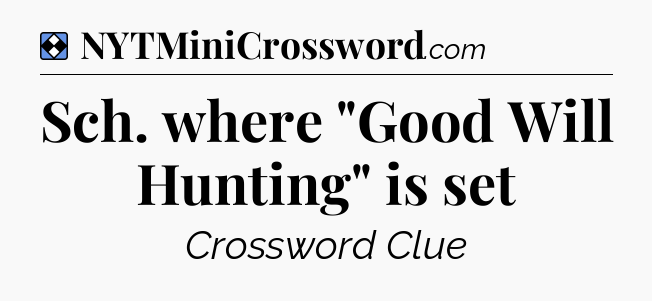 Solution: Sch. where 