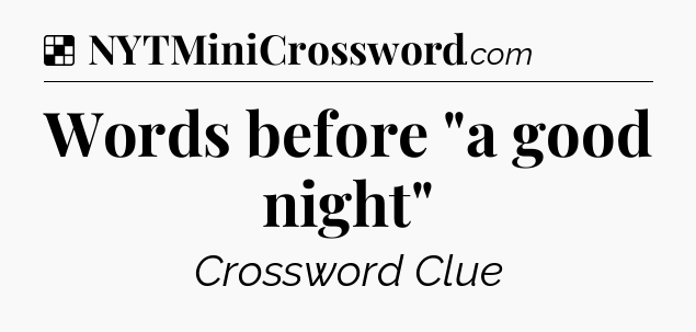 Solution: Words before 