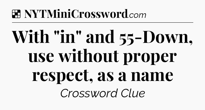 Solution: With 