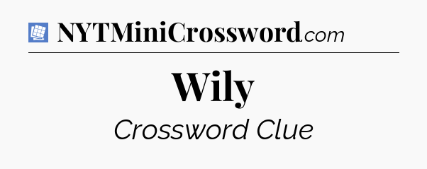 Wily Puzzle Page Crossword Clue