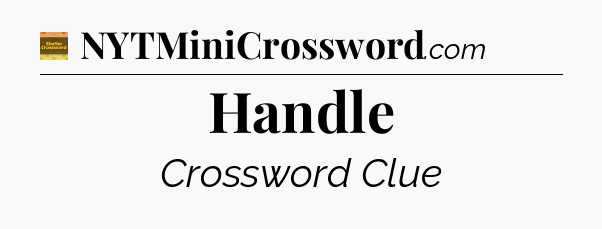 Handle - Eugene Sheffer Crossword