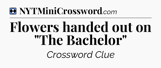 Solution: Flowers handed out on 