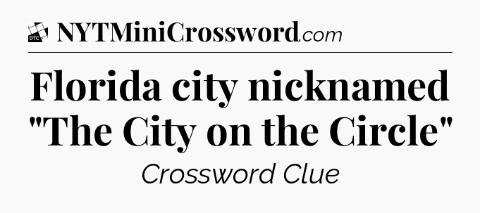 Florida city nicknamed 