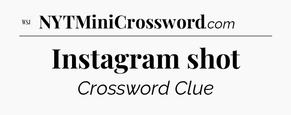 Instagram shot - WSJ Crossword