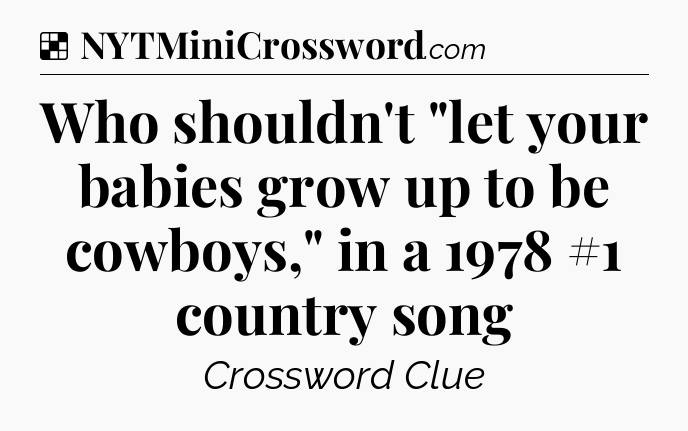 Solution: Who shouldn't 