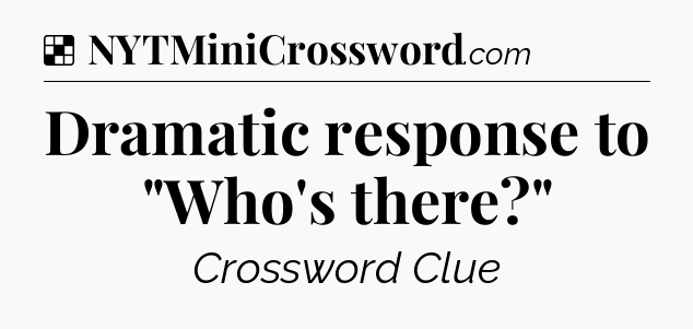 Solution: Dramatic response to 