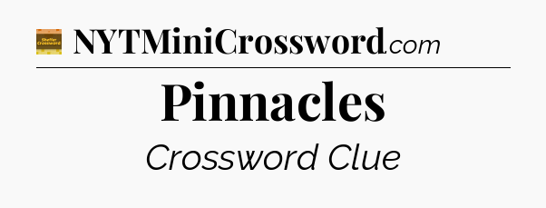 Pinnacles - Eugene Sheffer Crossword