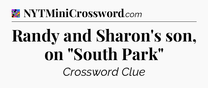 Randy and Sharon's son, on 