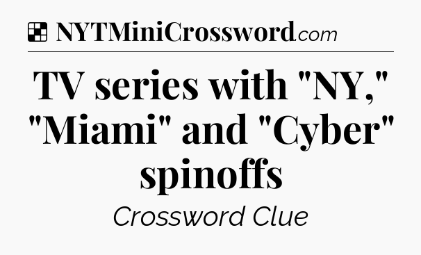 Solution: TV series with 