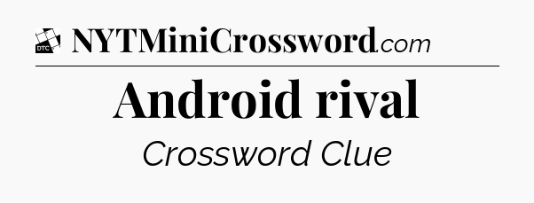 Android rival - Daily Themed Classic Crossword