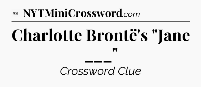 Charlotte Brontë's 