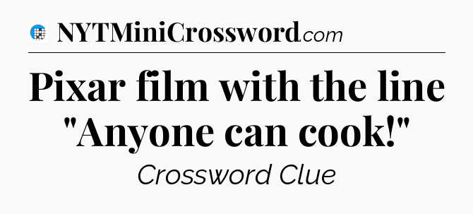 Pixar film with the line 