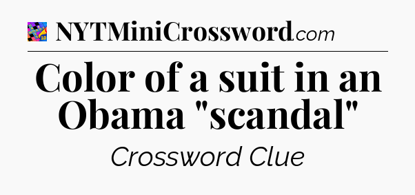 Color of a suit in an Obama 