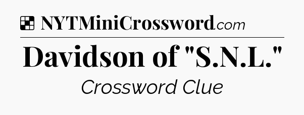 Solution: Davidson of 