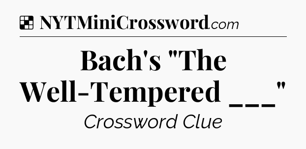 Solution: Bach's 