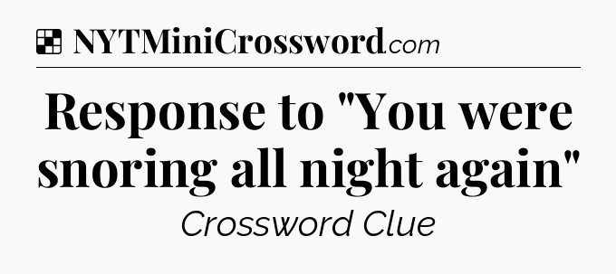 Solution: Response to 