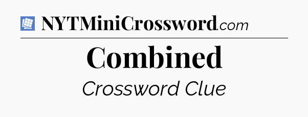 Combined Puzzle Page Crossword Clue