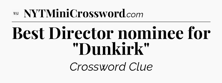 Best Director nominee for 