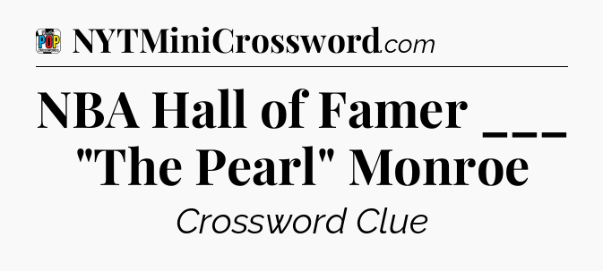 NBA Hall of Famer ___ 