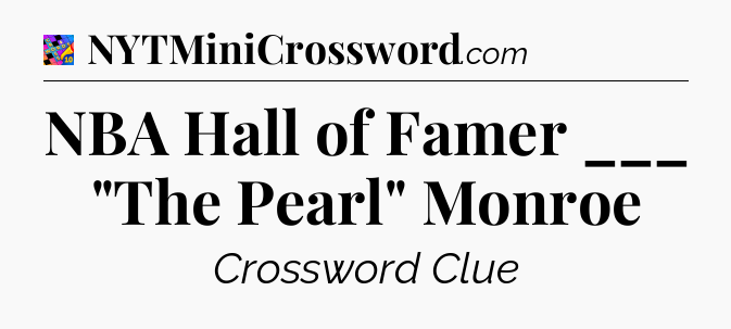 NBA Hall of Famer ___ 