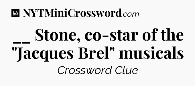 __ Stone, co-star of the 