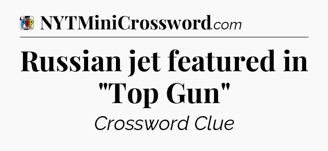 Russian jet featured in 