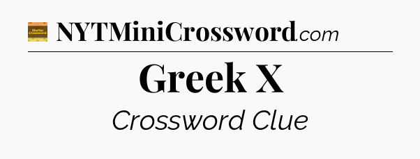 Greek X - Eugene Sheffer Crossword