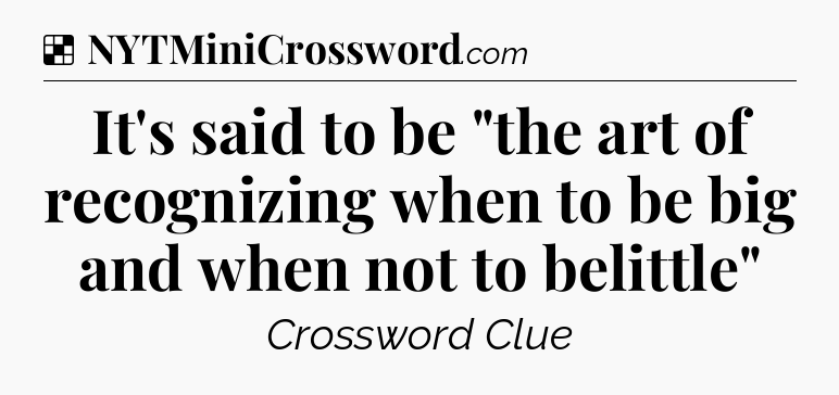 Solution: It's said to be 