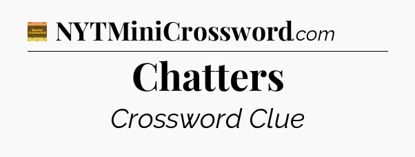 Chatters - Eugene Sheffer Crossword