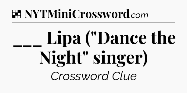 Solution: ___ Lipa (