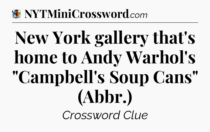 New York gallery that's home to Andy Warhol's 