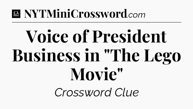 Voice of President Business in 